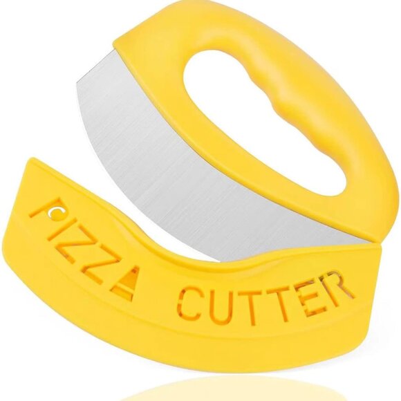 Party Pizza Knife Sharp Stainless Steel Blade, Easy to Clean and SafeSlicer1Pack - Picture 1 of 10